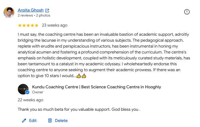 Best Physics tuition in chandannagar Hooghly